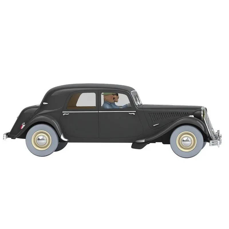Tintin 15CV des agents Bordures 1/24 - Voiture miniature