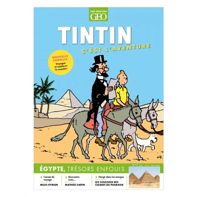 Tintin, c'est l'aventure n°17 - Égypte, trésors enfouis