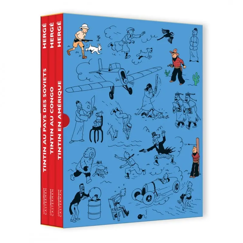 Tintin Coffret 3 Albums colorisés
