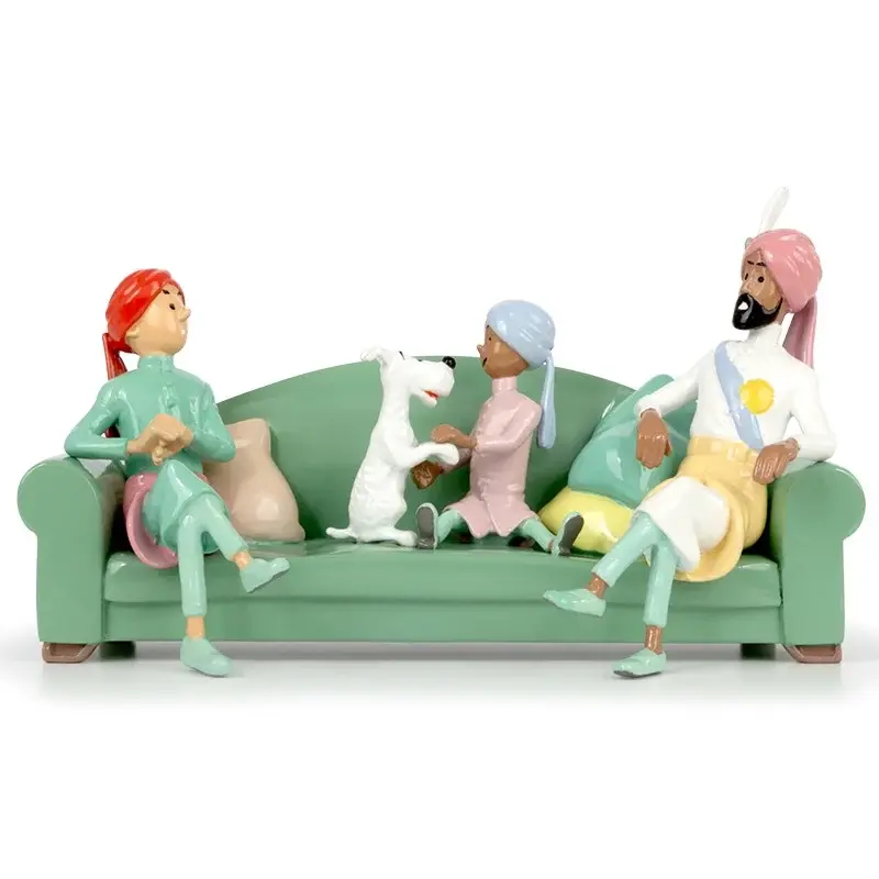 Tintin figurine métal Les Cigares du Pharaon - Le Divan