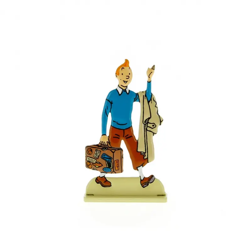 Tintin relief à la valise