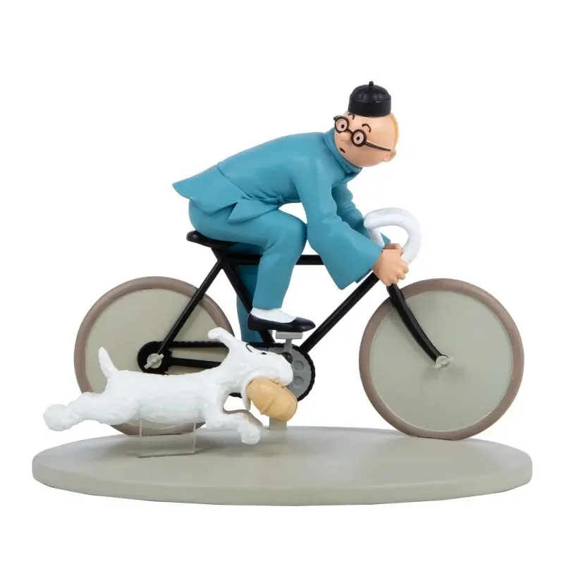 Tintin vélo Lotus Bleu - Hors série colorisé