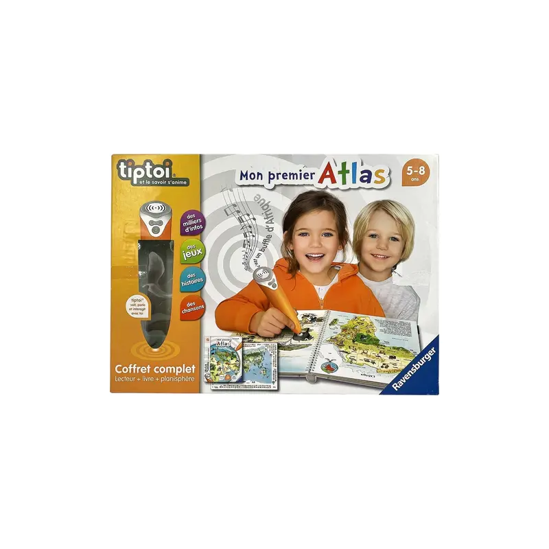 Tiptoi Mon premier Atlas et son lecteur interactif- Édition 2019