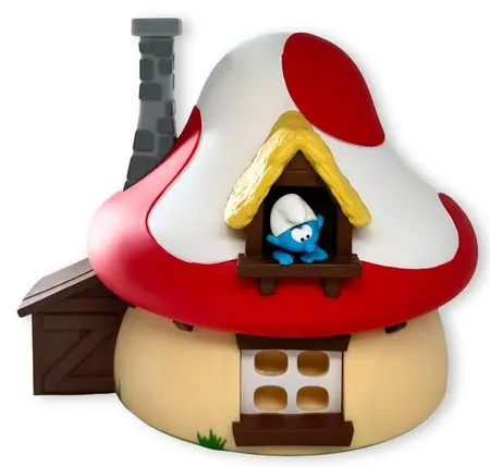 Tirelire Maison champignon des Schtroumpfs