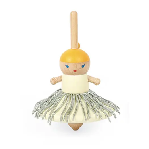 Toupie ballet blanc