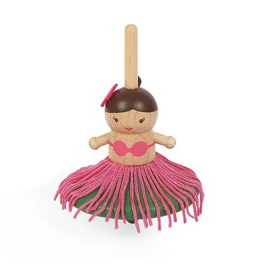 Toupie danseuse rose