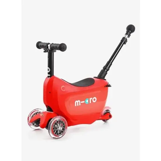 Trottinette évolutive Mini Micro 2go Deluxe Plus Rouge