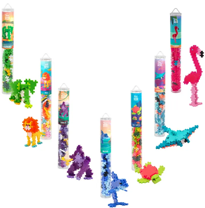 Tube Plus-Plus Animaux – 100 pièces – modèle au choix