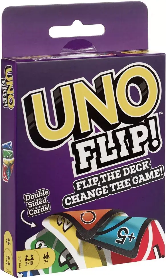UNO Flip jeu de cartes réversibles 2-10 joueurs