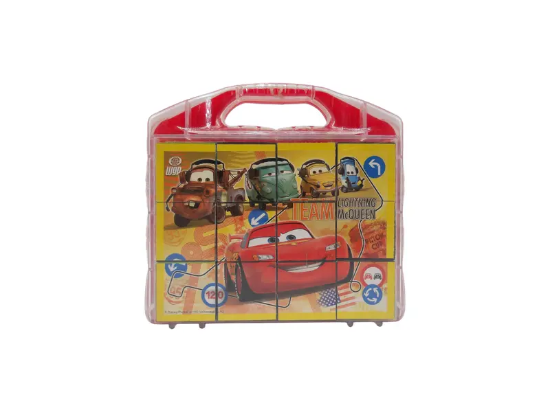 Valisette puzzles cubes - Cars 2