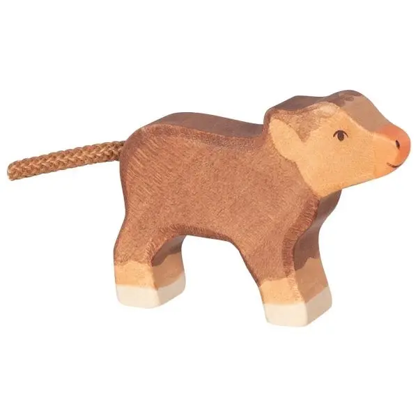Veau Highland - Figurine bois