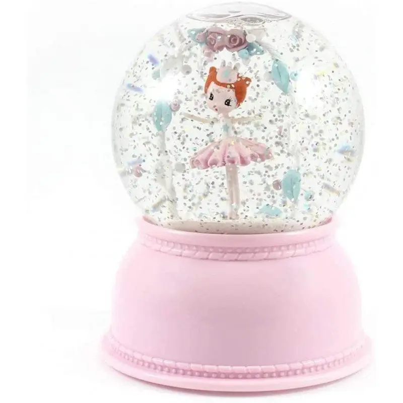 Veilleuse Ballerine Boule à Neige Lumineuse