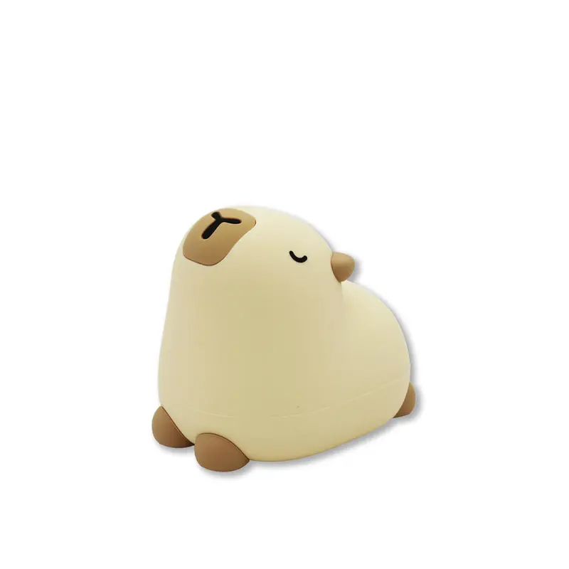 Veilleuse en silicone Capybara Pebble
