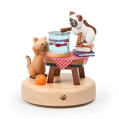 Veilleuse enfant rechargeable chats et poissons