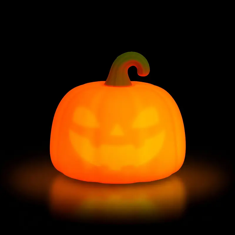 Veilleuse LED citrouille silicone