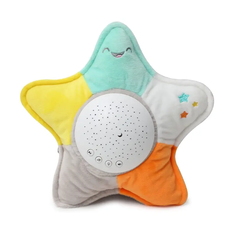 Veilleuse Musicale Étoile en Peluche – Projecteur de Ciel Étoilé