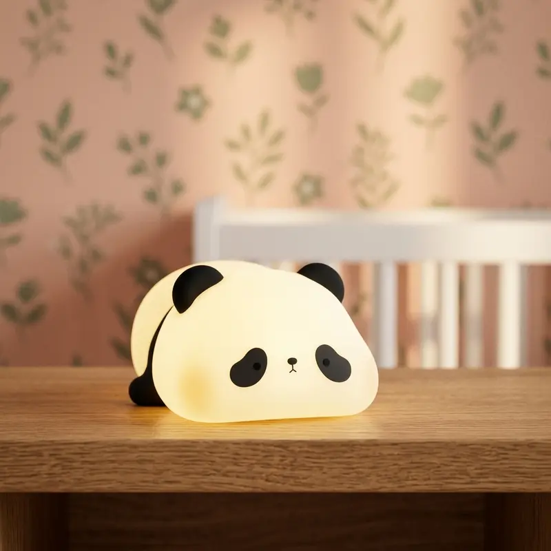 Veilleuse Panda Rechargeable Malo – Bébé, USB-C, jusqu'à 10 h