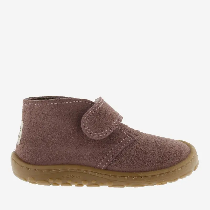 Victoria Barefoot Bosco Botin Serraje Malva