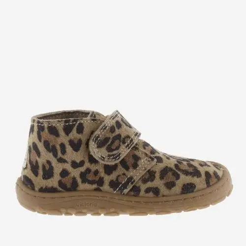 Victoria Barefoot Bosco Bottine Velcro Leopardo