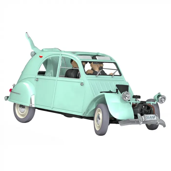 Voiture 1/24e la 2CV cassée