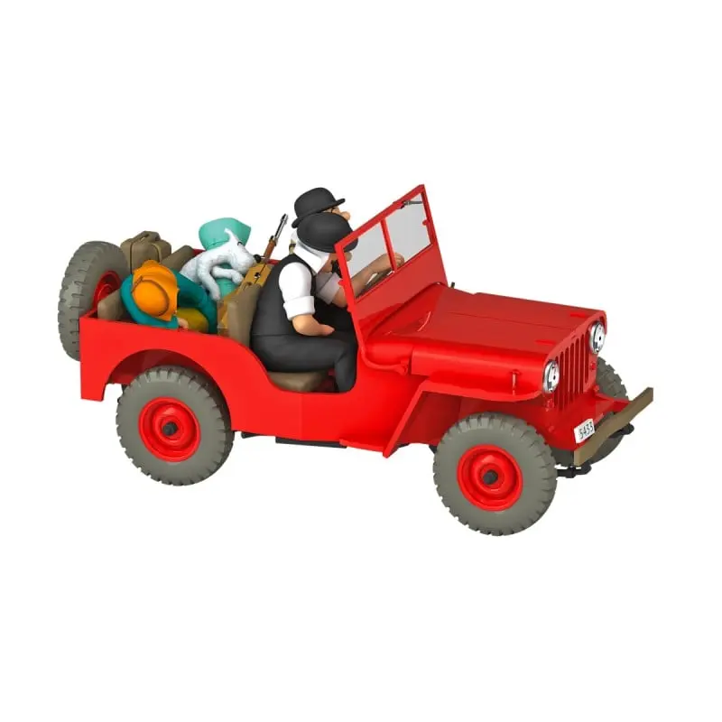 Voiture 1/24e Tintin La jeep rouge