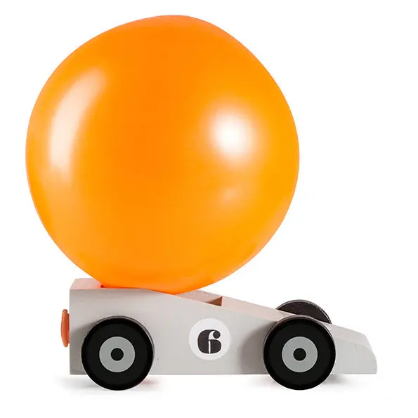 Voiture à ballon Racer Silverstar - 11,5 cm