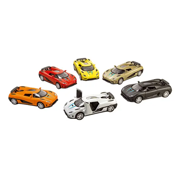 Voiture de sport jouet métal - son & lumière, rétrofriction