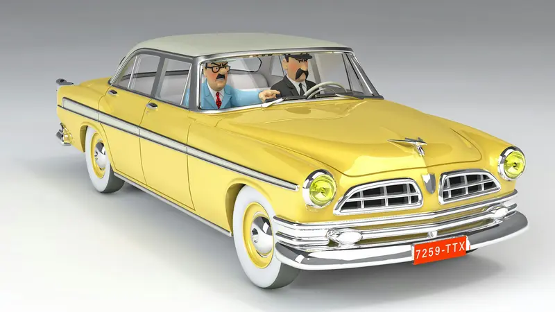 Voiture des ravisseurs 1/24 - Tintin