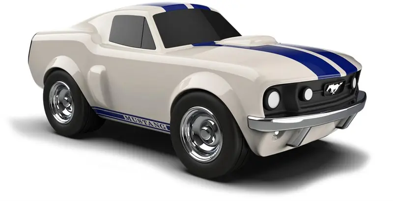 Voiture Ford Mustang Blanc Ivoire - Baghera