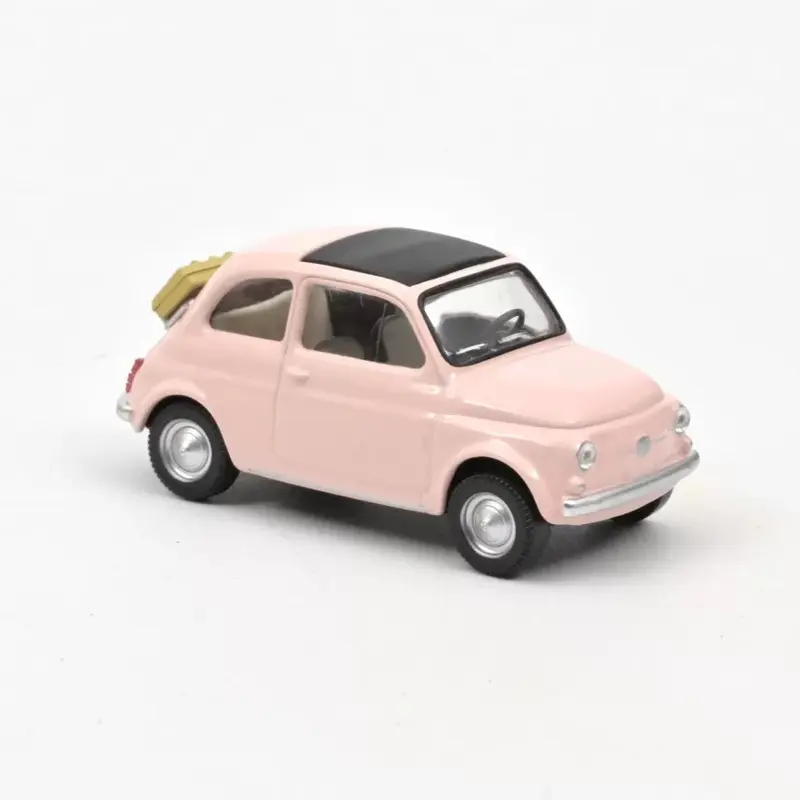 Voiture miniature Fiat 500 1965 1/43 Jet-car Rose Clair