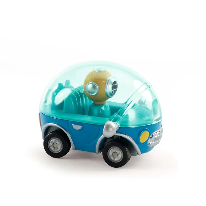 Voiture Sous-Marine en Métal avec Pilote Scaphandre