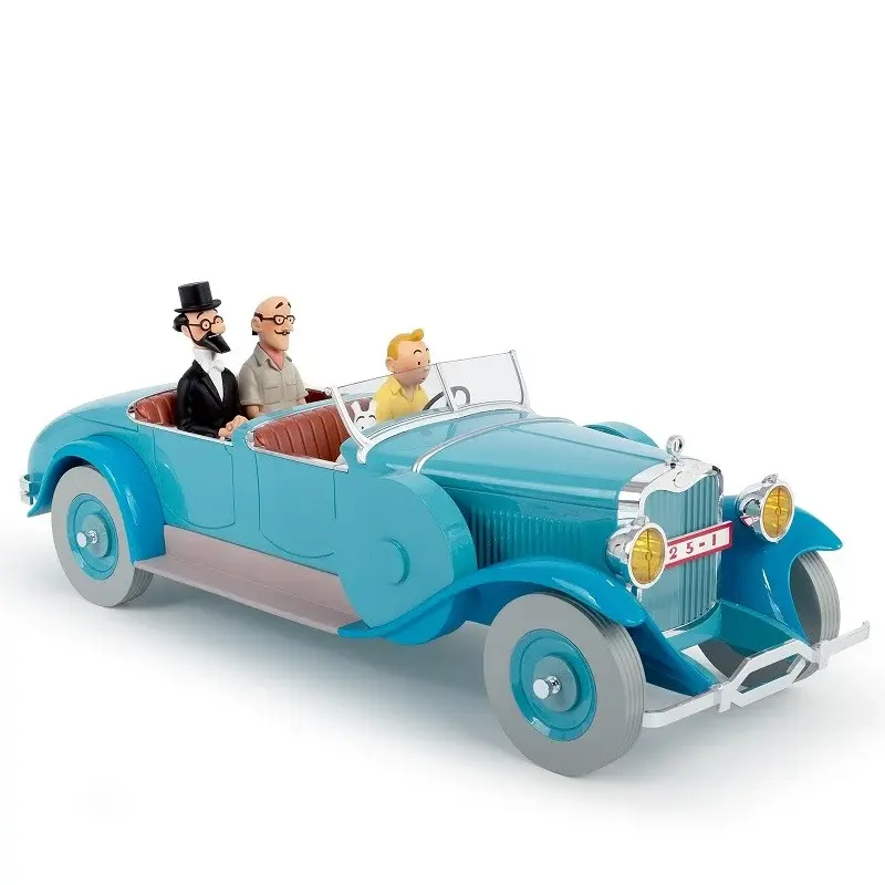 Voiture Tintin Lincoln Torpedo 1/12e - Cigares du Pharaon