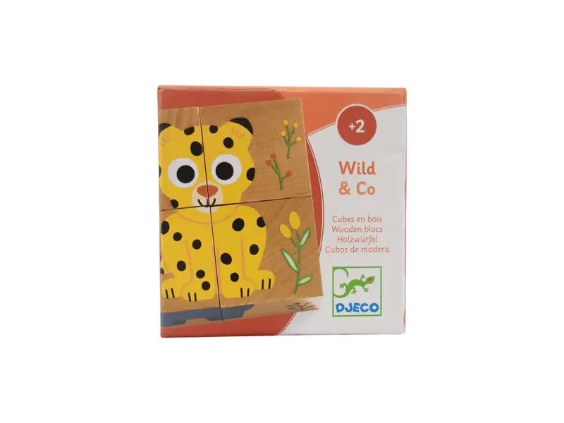 Wild & co - Cubes en bois