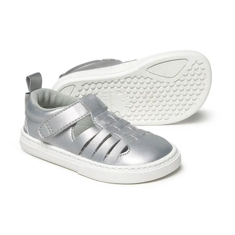 Zapato Feroz Rockers Tabarca Plata Microfibra